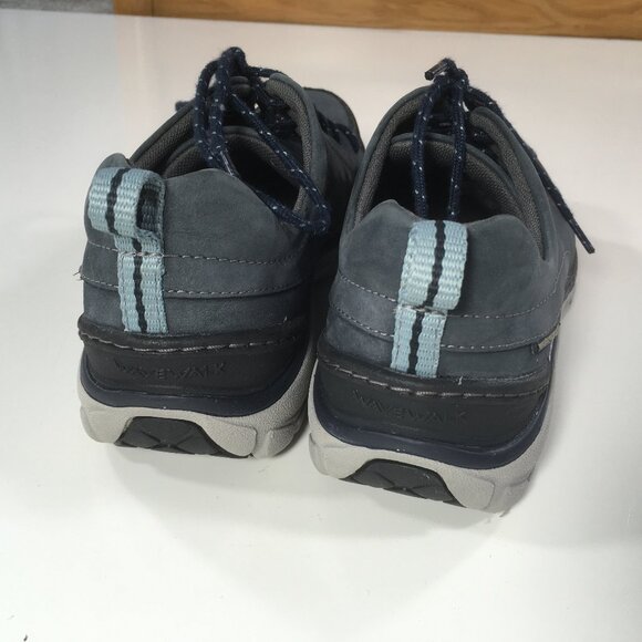 Clarks Unstructured Wave Walk Shoes Womens Size 7.5 M Gray Blue Waterproof - Picture 5 of 9